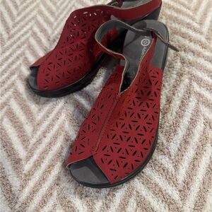 JBU Red Women's Sandals